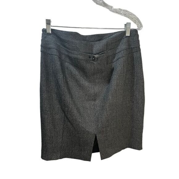 NWOT EXPRESS Gray Pencil Mini Skirt Size 10 - Picture 2 of 6